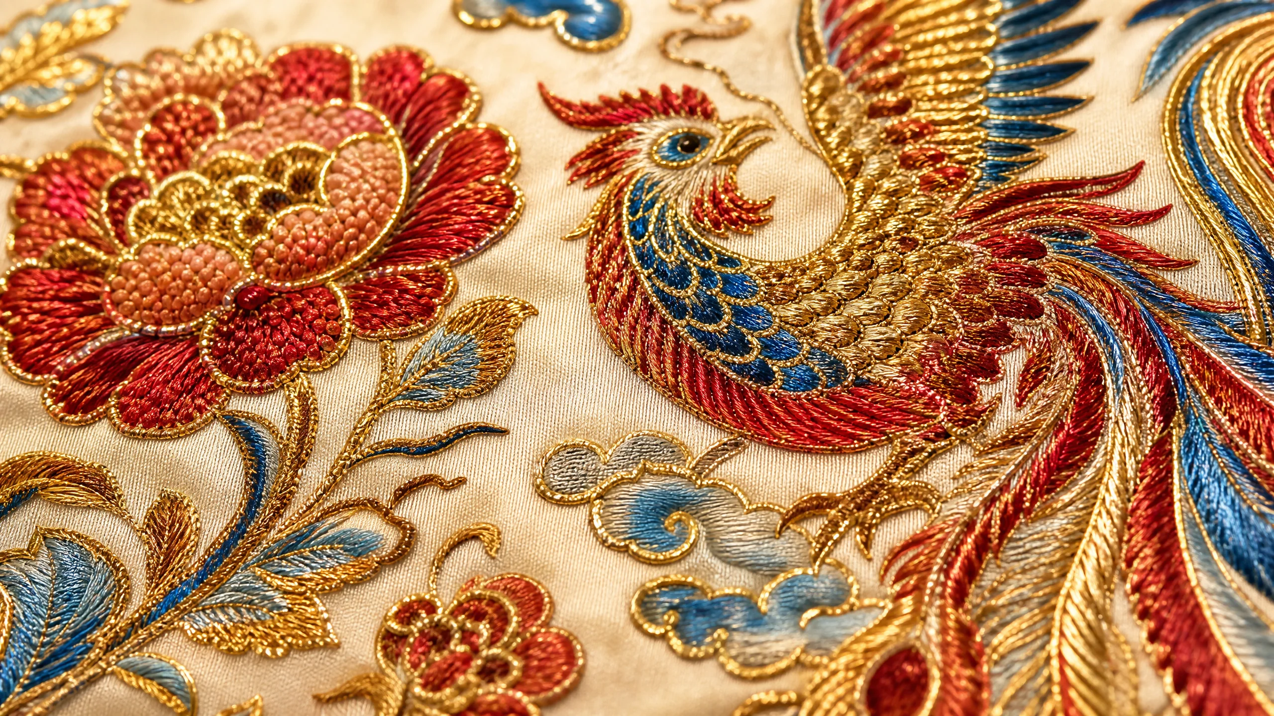 织绣工艺赛区横幅